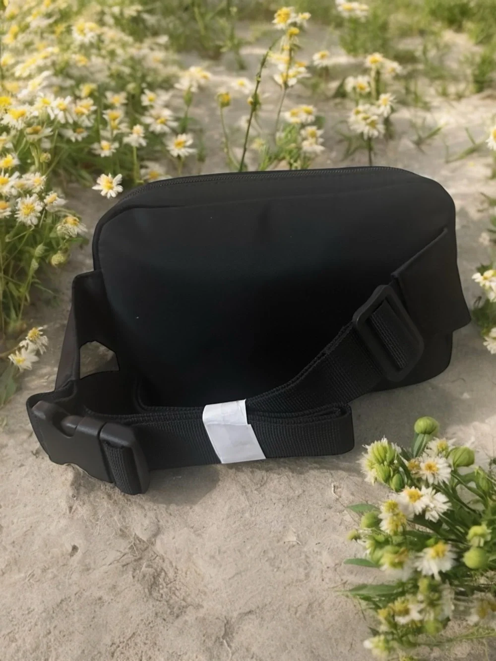 Summer & Rose Black Adjustable Belt Bag With Web Strap‎ New in Packaging